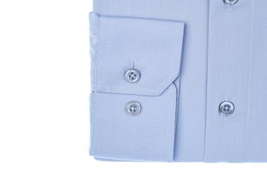 Koszula z długim rękawem Slim Line - niebieska