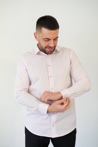 Koszula lycra różowa z długim rękawem