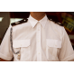 Koszula biała z krótkim rękawem dla służb mundurowych