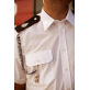 Koszula biała z krótkim rękawem dla służb mundurowych