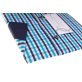 Koszula z długim rękawem Slim Fit/Slim Line - w turkusowo-granatowo-białą kratkę
