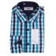 Koszula z długim rękawem Slim Fit - w kolorową kratę