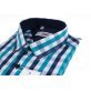Koszula z długim rękawem Slim Fit - w kolorową kratę