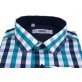 Koszula z długim rękawem Slim Fit - w kolorową kratę