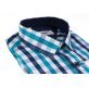 Koszula z długim rękawem Slim Fit - w kolorową kratę